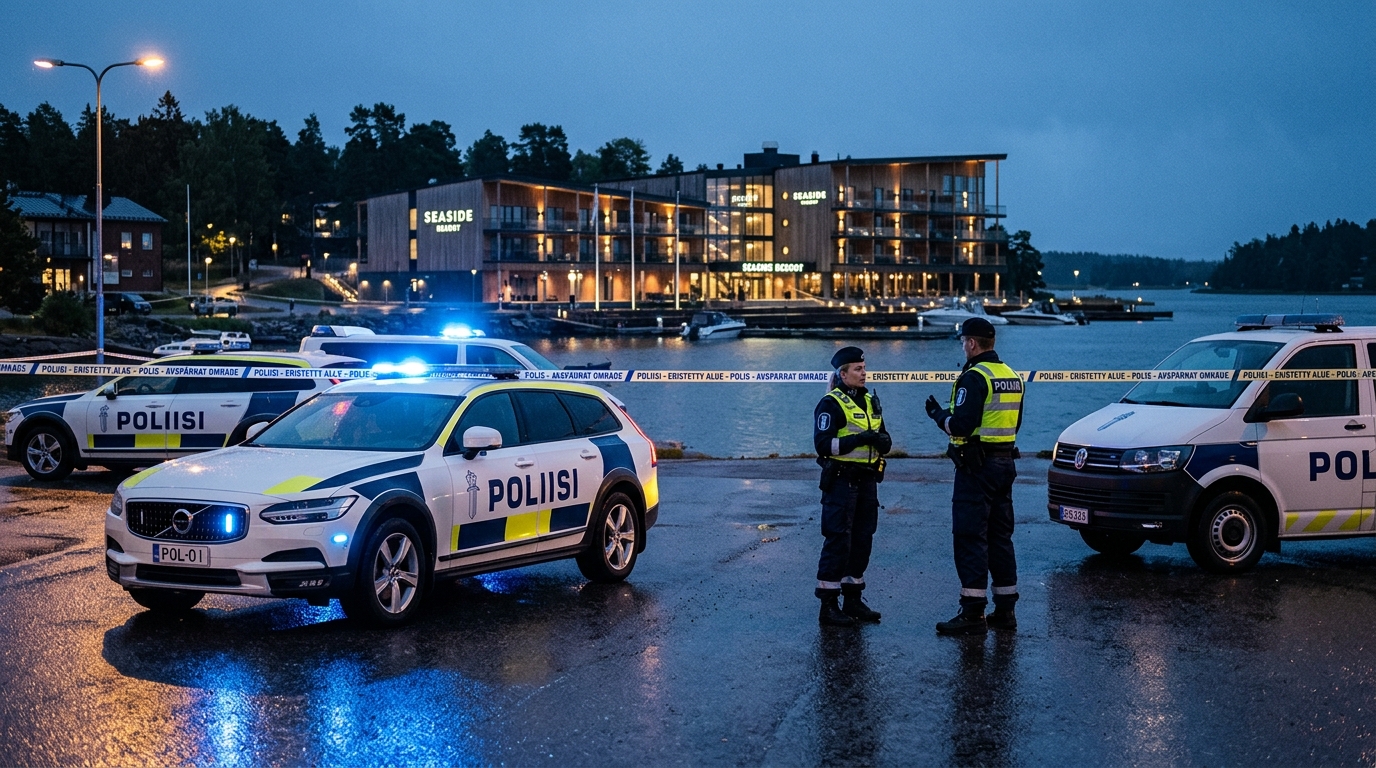 Ampuminen Naantalin kylpylän alueella, yksi sairaalaan – turvallisuusjohtaja: ”Kriisiapua tarjotaan”