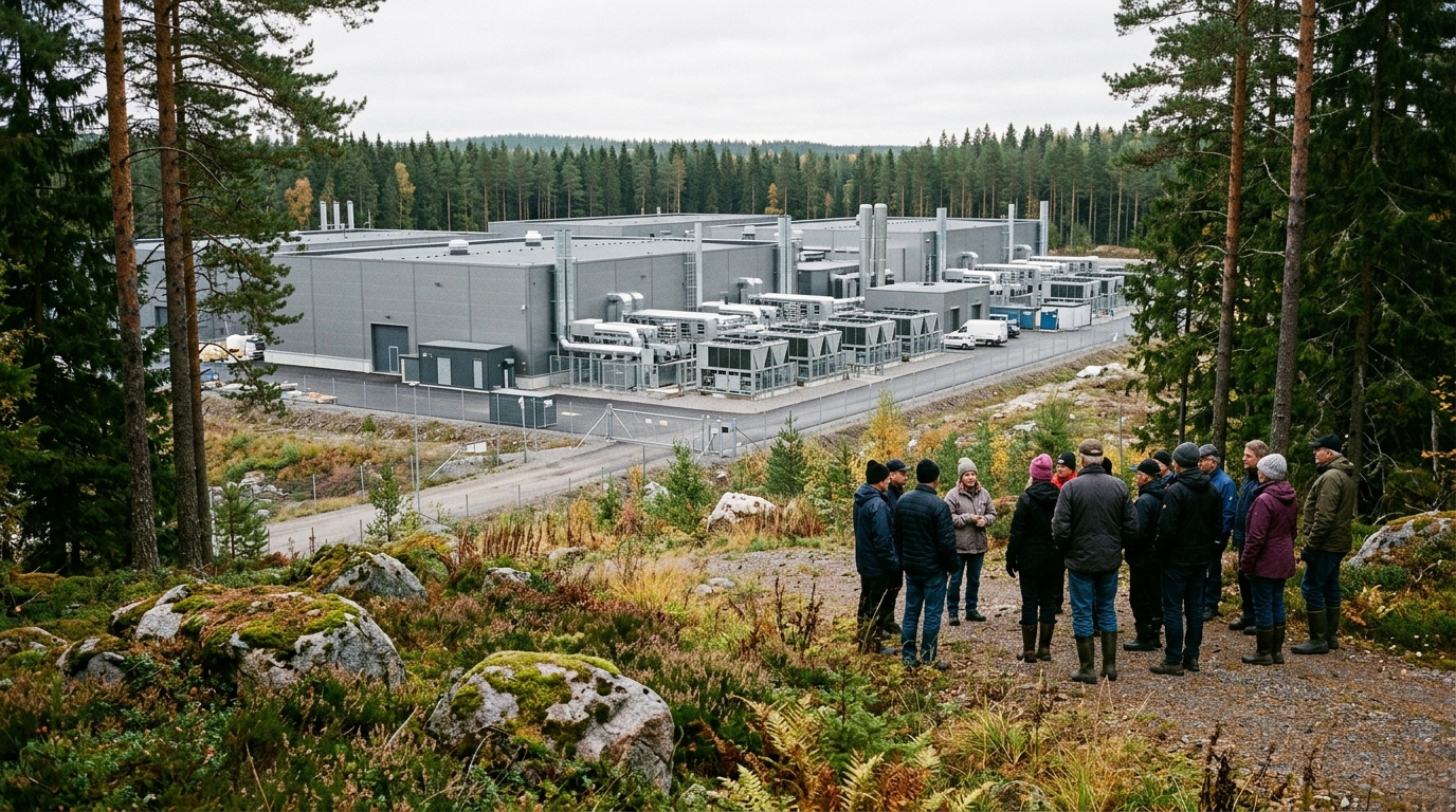 Datakeskuksia vastustava kansalaisaloite keräsi 50 000 nimeä muutamassa vuorokaudessa – kuvituskuva