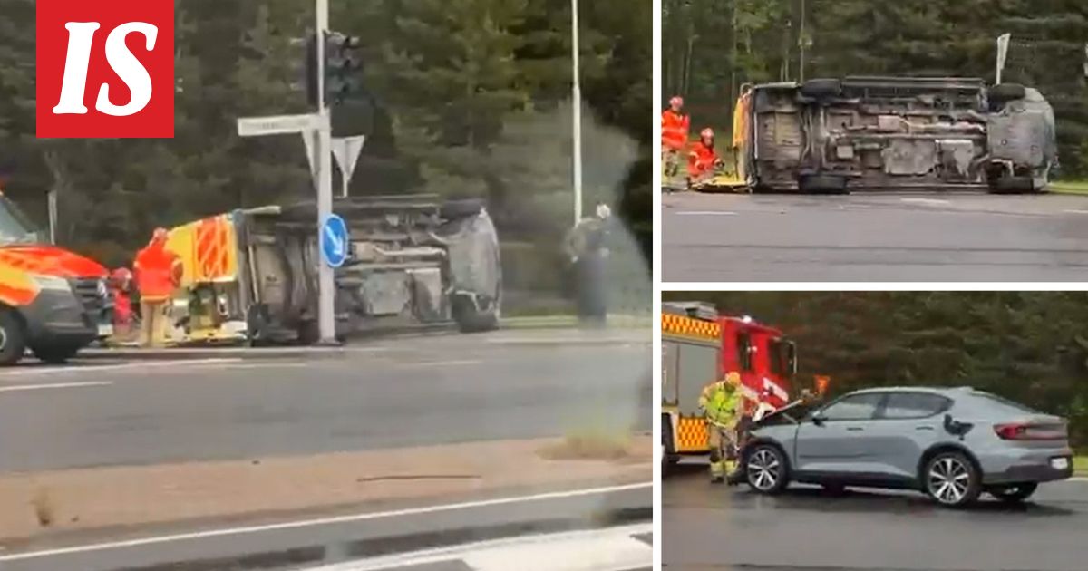 Hälytysajossa ollut ambulanssi joutui onnettomuuteen Oulussa – neljä loukkaantui – kuvituskuva