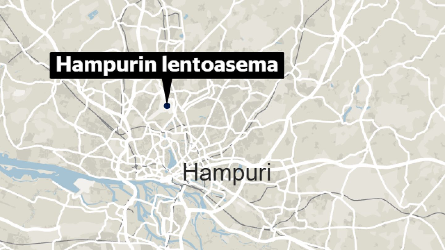 Hampurin lentoasemaa evakuoitiin turva-alueelle päässeen miehen vuoksi