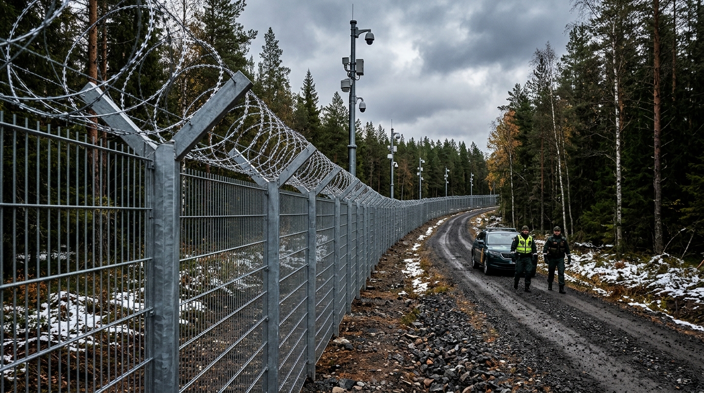 Itärajan esteaita on viimeistelyä vaille valmis – tällainen siitä tuli – kuvituskuva
