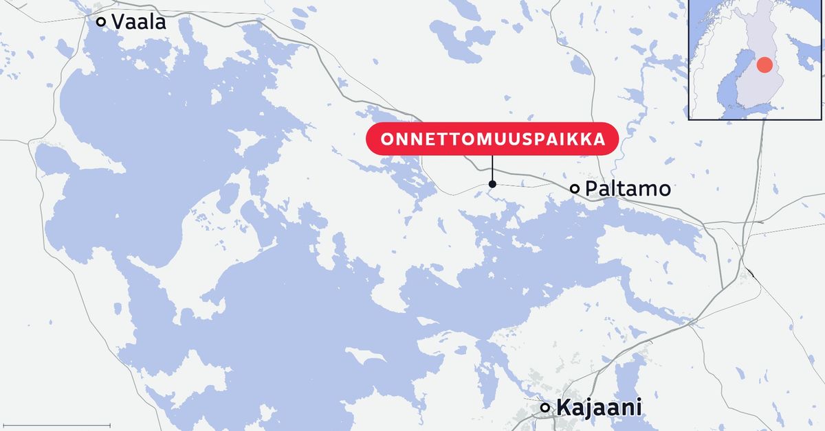 Juna ja henkilöauto törmäsivät tasoristeyksessä Paltamossa – junaliikenne on pysähtynyt – kuvituskuva