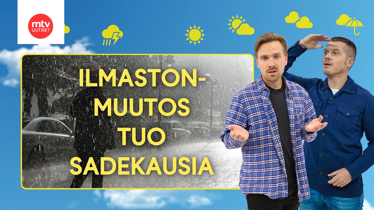 Pysäyttävä ennuste: Tällaisia sadekausia Suomessa on tulevaisuudessa – kuvituskuva