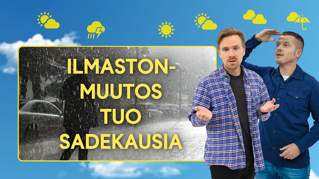 Pysäyttävä ennuste: Tällaisia sadekausia Suomessa on tulevaisuudessa