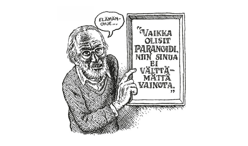 Robert Crumbin Harhaisia tarinoita nostaa vainoharhat sarjakuvan keskiöön