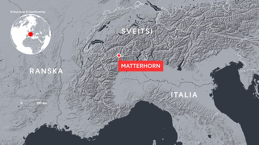 Suurlähetystöt: Kadonneen suomalaiskiipeilijän tapausta selvitetään Italiassa ja Sveitsissä