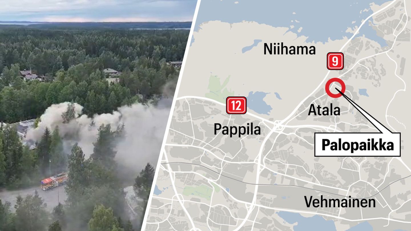 Tyhjillään oleva päiväkoti paloi Tampereella – savu­vaara ohi