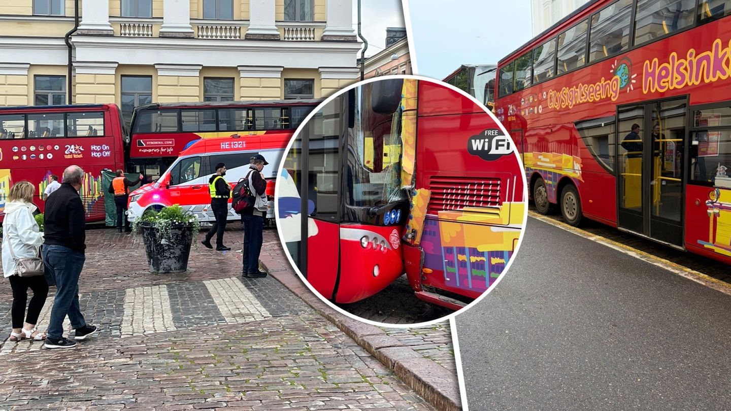 Unioninkadulla bussin alle jäänyt nainen on kuollut