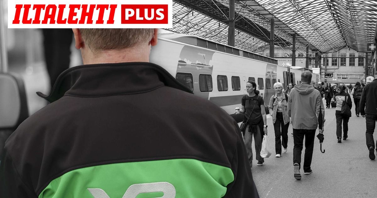 VR:n junahenkilöstön turvallisuus huolettaa: Hanna kuvaa arkea, jossa suuri matkustajamäärä voi jäädä kahden työntekijän vastuulle – kuvituskuva